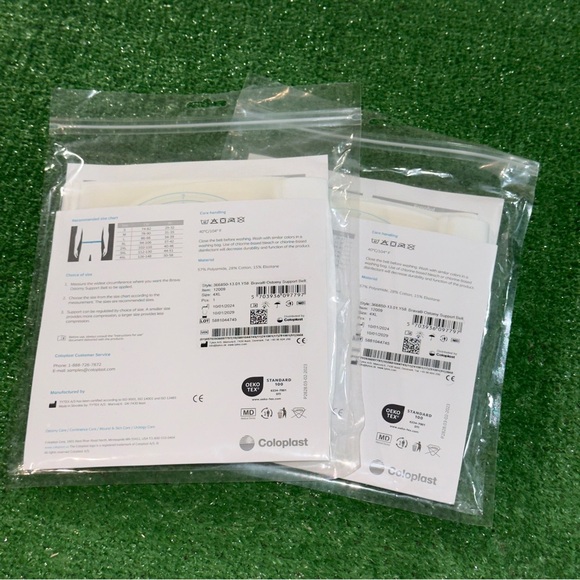 Brava Ostomy Support Belt Brava 4X-Large, 50 to 58 Inch Waist, White 1/BX - Picture 2 of 3